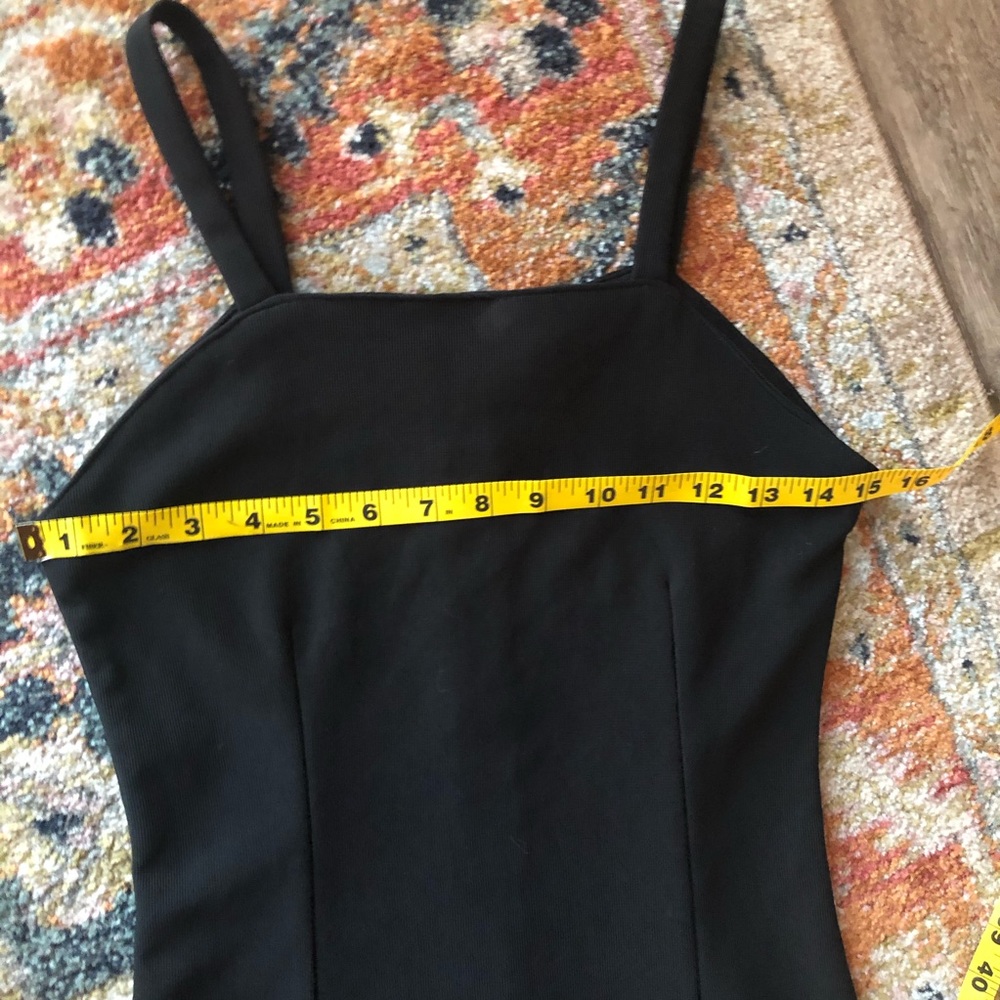 90s Square-Neck Mini-Dress - Picture 3 of 5